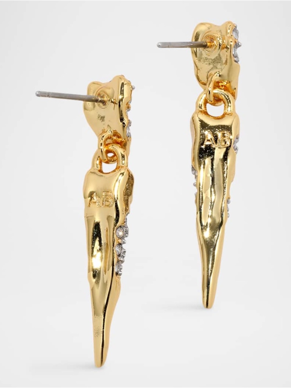 Alexis Bittar Solanales Crystal Spear Drop Earrings - Picture 5 of 6